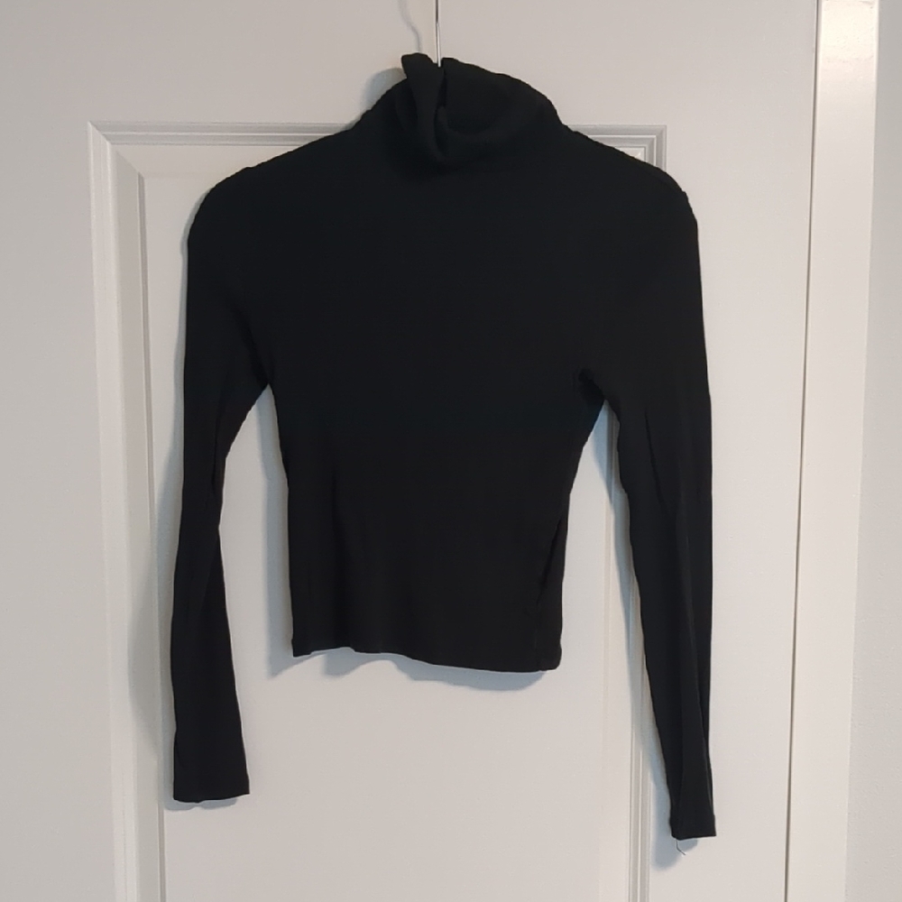 Madewell Classic Black Knit Top